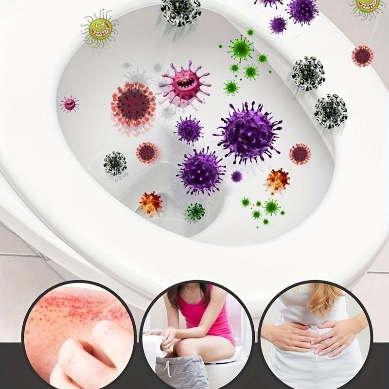 10db WC-tisztító tabletta - Vizeletfolt- és folteltávolító - Habzó, mélytisztító szagtalanító vécékhez és guggoló vécékhez -