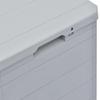 Garden Storage Box 90 L Light Grey