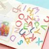 Colorful 26-Piece Letter Paperclip & Bookmark Set - Office & Planner Supplies