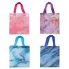 4pcs Marble Design Gift Bag Non-woven Tote Bag For Birthday Party Gift Packaging Decoration Wedding Gifts for Guest Cookies Bag