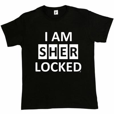 I Am Sherlocked Funny Geek Nerd Sherlock Holmes Mens T-Shirt