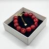 Glossy Beads Fruit Beaded Bracelet Gold Tone Clasp Beaded Wrist Jewelry  Gift for Girls