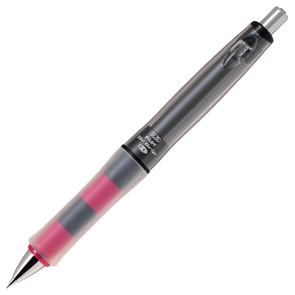 

PILOT Doctor Grip CL Play Border Mechanical Pencil 0.5mm Black/Pink - Ergonomic Writing Tool