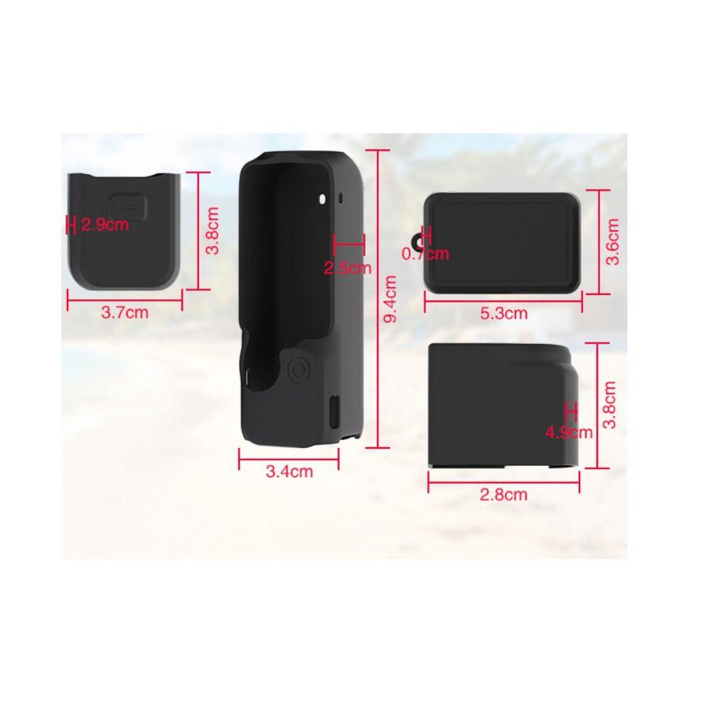 1 Set Full Protection Camera Body Cover Soft Shell Sleeve for DJI Osmo Pocket 4 Accessories