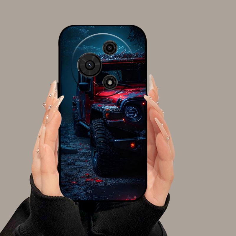 For TCL 605 T517D Case Cute Cartoon Painted Soft Silicone Cover for TCL 60 SE TCL605 60SE Luxury Shockproof Bumper Fundas Cases