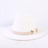 Popular European and American Classic Simple Flat-brimmed Top Hat Men's and Women's Fashionable and Elegant Versatile Jazz Hat Top Hat