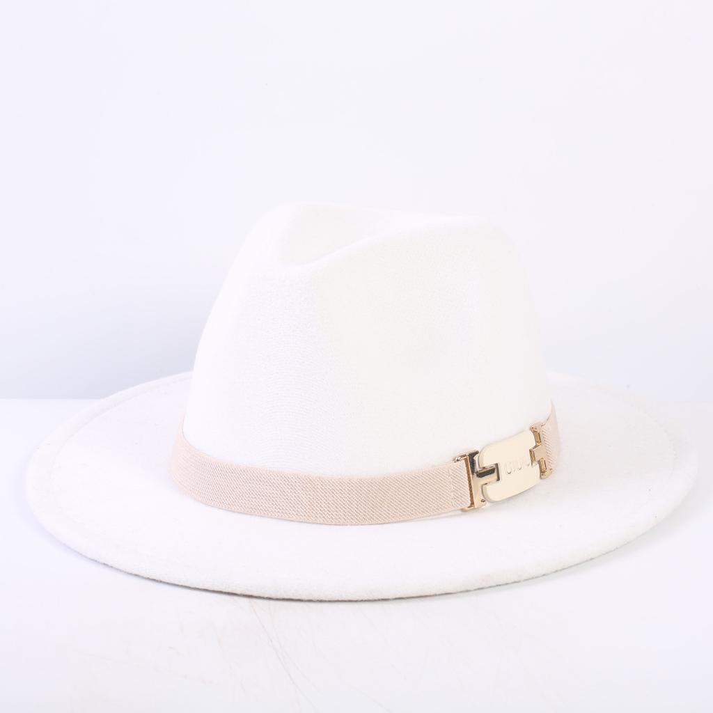 Popular European and American Classic Simple Flat-brimmed Top Hat Men's and Women's Fashionable and Elegant Versatile Jazz Hat Top Hat