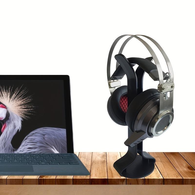 1pc Universal Headphone Stand, Flexible & Adjustable Fits All Sizes, Sleek Desk Organizer for Gaming, Office, Studio Headsets