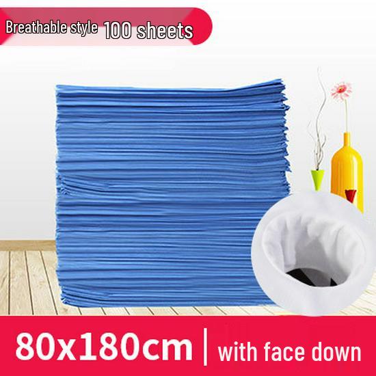 Waterproof & Oil-Proof Non-Woven Disposable Massage Bed Sheets with Face Hole