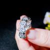 J0114 Diamond Ring Micro Zircon Gold Plating