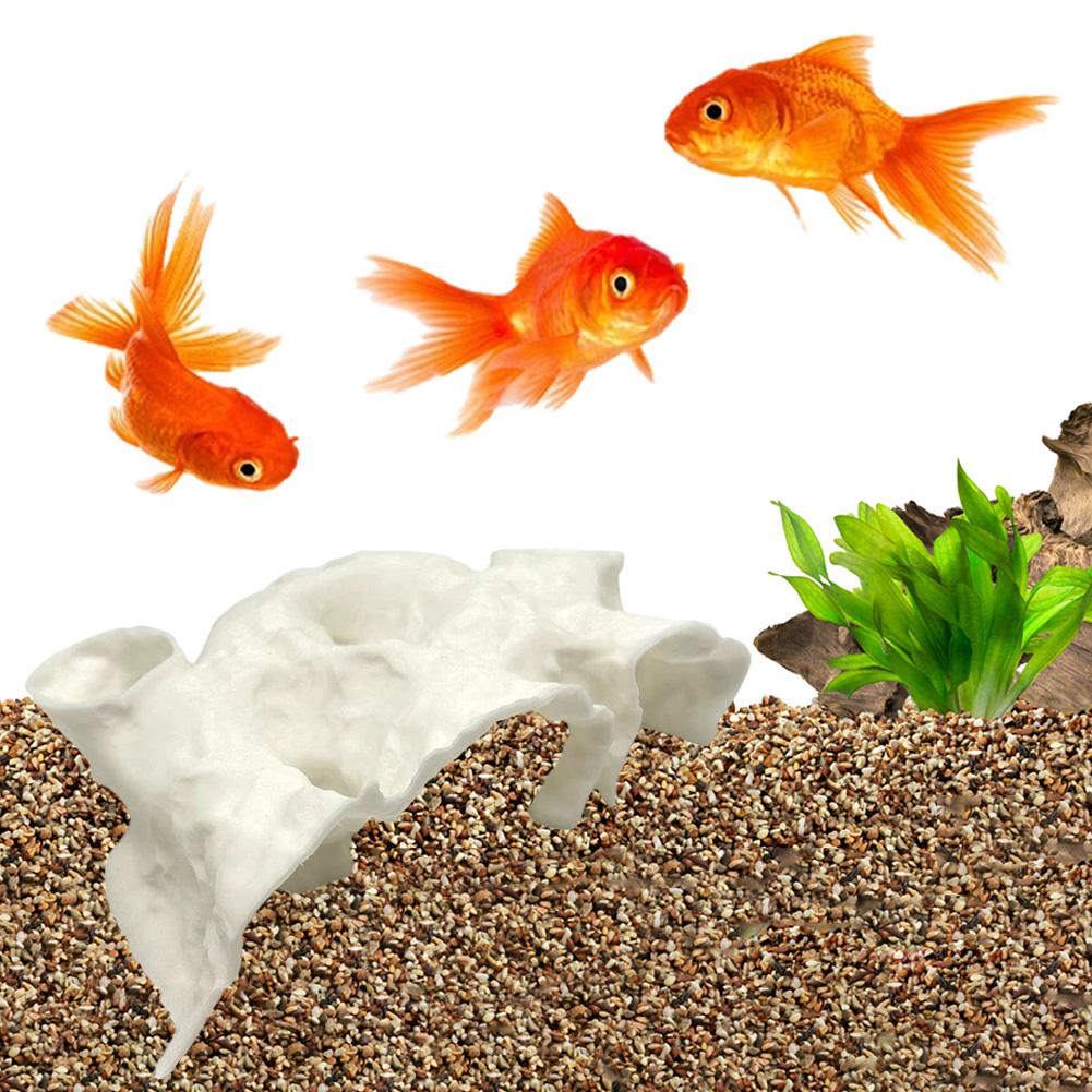 Natural Tunnel Pleco Cave Cave Fish Tank Accessories for Shrimp Cichlid Hiding Breeding Small Fish nero