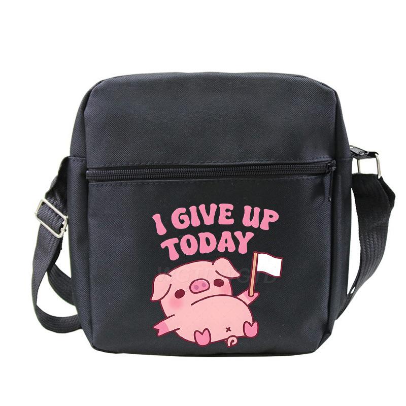Cute printed shoulder bag casual multi-functional oblique span bag small bag student stationery bag