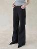 OWNSER Maria Line Bootcut Pants (Charcoal Stripe)