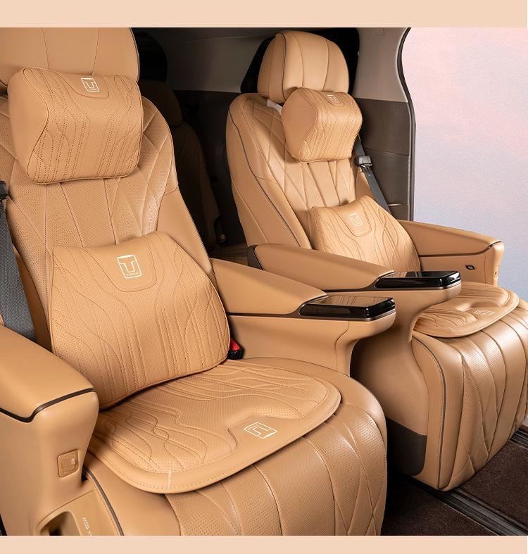 All-Season Car Interior Set: Fits Tank 300 Headrests & Tank 500 Seat Cushions, Includes Lumbar Supports, One-Piece Breathable Design.