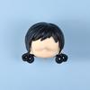 YMY Ob11 Obitsu Jointed Doll Head Toy 112 BJD Head Accessories Glass Eyes and Full Head Makeup for Halloween Boys and Girls