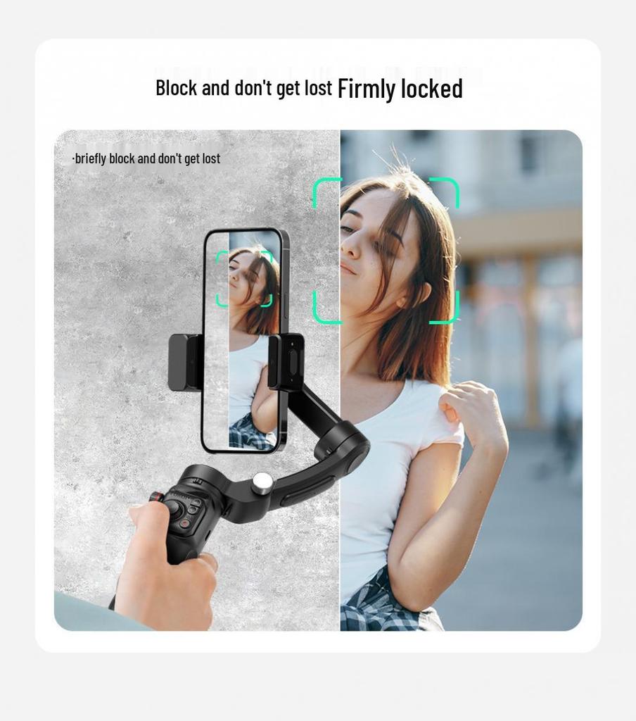 Kua Jing Smart AI Face-Tracking Wireless Microphone with Three-Axis Stabilizer and Noise Reduction.