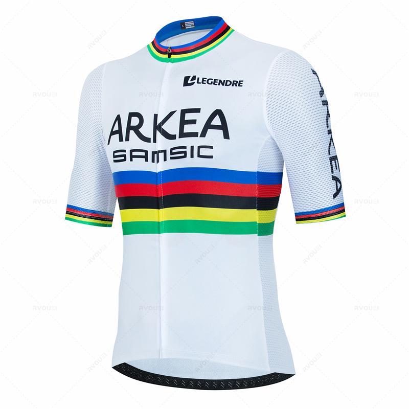 

Arkea Cycling Jersey Sets for Men, Summer Bicycle Clothing, Breathable MTB Bike Clothing, Maillot Ropa Ciclismo Uniform Suits S