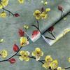 Plum Blossom Self-adhesive Wallpaper, TV Background, Non-woven Fabric Wallpaper, Bedroom Three-dimensional Wall Sticker