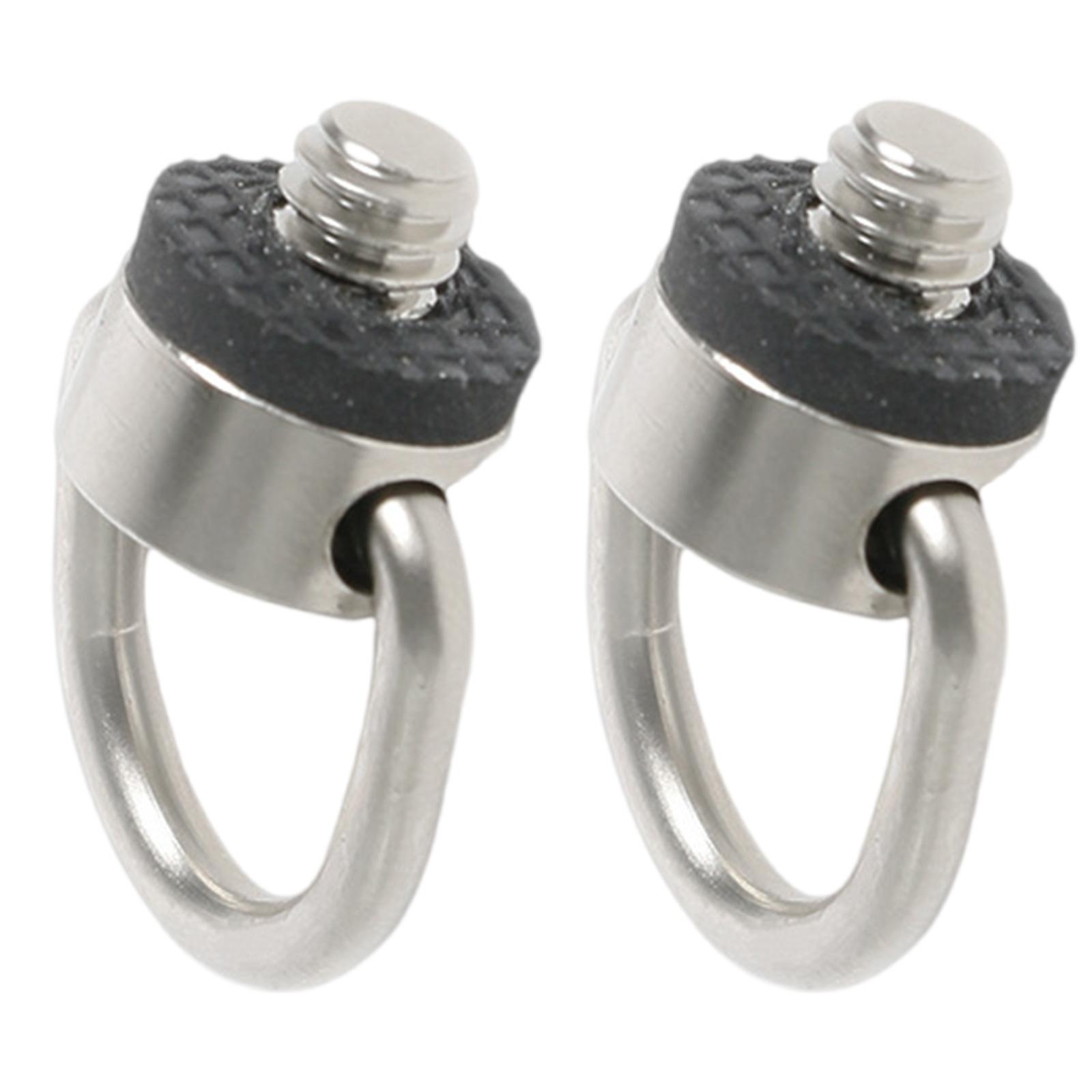 

Винт с D-образным кольцом из нержавеющей стали 1/4 -20 для крепления камеры с резиновой накладкой для штатива, зеркальной камеры, плечевых ремней B