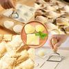 9 Styles Ravioli Cutter Pastry Press Mold with Wooden Handle Dumpling Lace Embossing Device Cookie Pasta Baking Tools Kitchen