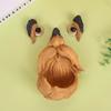 Bark Facial Features Ornaments Outdoor Creative Garden Decoration Bird Feeder Resin