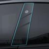 4 Stück Für Tesla Model 3 Automobil Schutzfolie B-Säule Model Y Kratzfest Auto TPU A-Säule Folie Nachrüstzubehör
