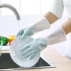 Tingle Durable Two-Tone Rubber Cleaning Gloves