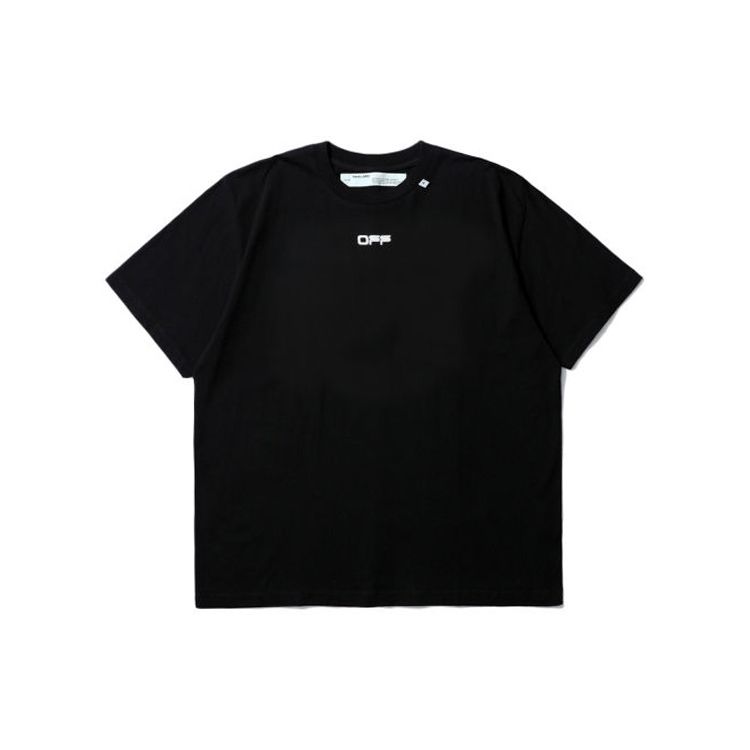 off-white ブラック　フィット　Off Tシャツ OFF-WHITE Oversized Fit Caravaggio Square T-Shirt Black