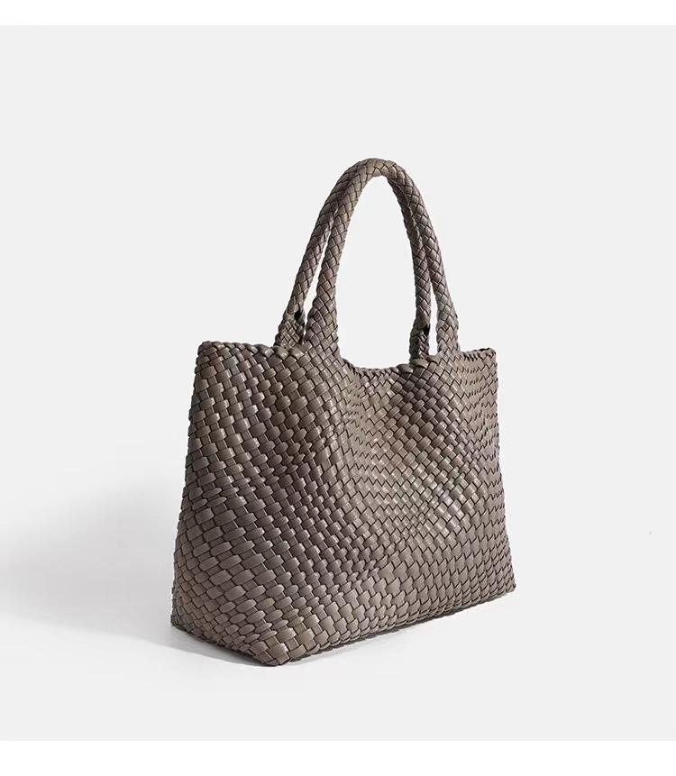 

2026 Trendy Hand-Woven Large-Capacity Tote and Shoulder Bag