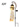 Family Gathering Backyard Ambiance Solar Powered Christmas Garden Light, Outdoor Metal Stake Holiday Landscape Path Decorations Star Snowflake