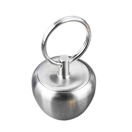 

Mini Bottle Waterproof Good Toughness Stainless Steel Fruit Shape Pocket Bottle for Travel серебряный