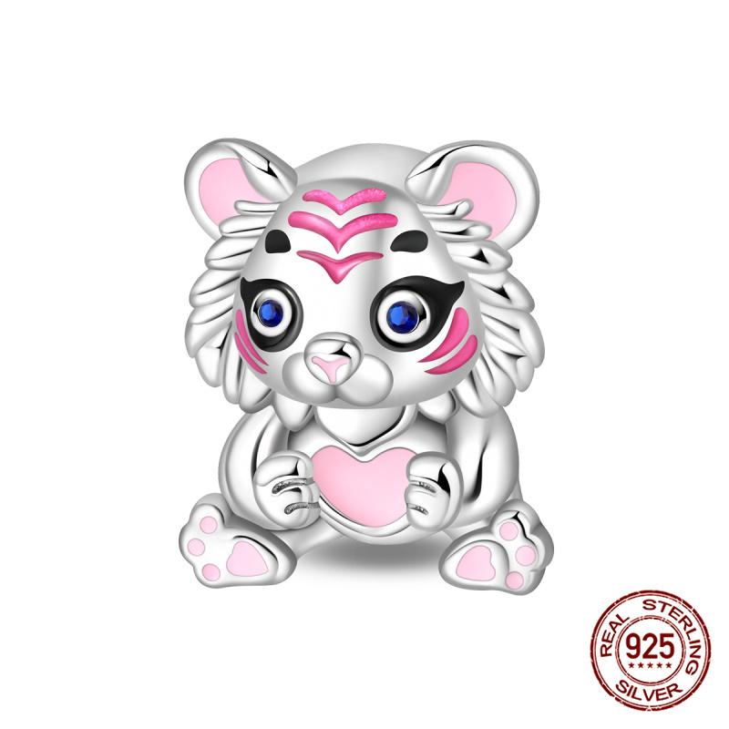 New 100% Copper One-Eyed Monster Puppy Charms Beads Fit Pandora Style Bracelet Diy Jewelry Making Women Gift