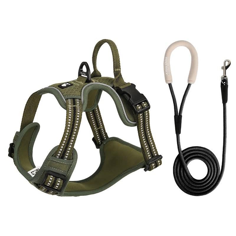 Adjustable Harness Vest With Leash Small Medium Large Dogs Anti-Pull Chest Strap Walking Control