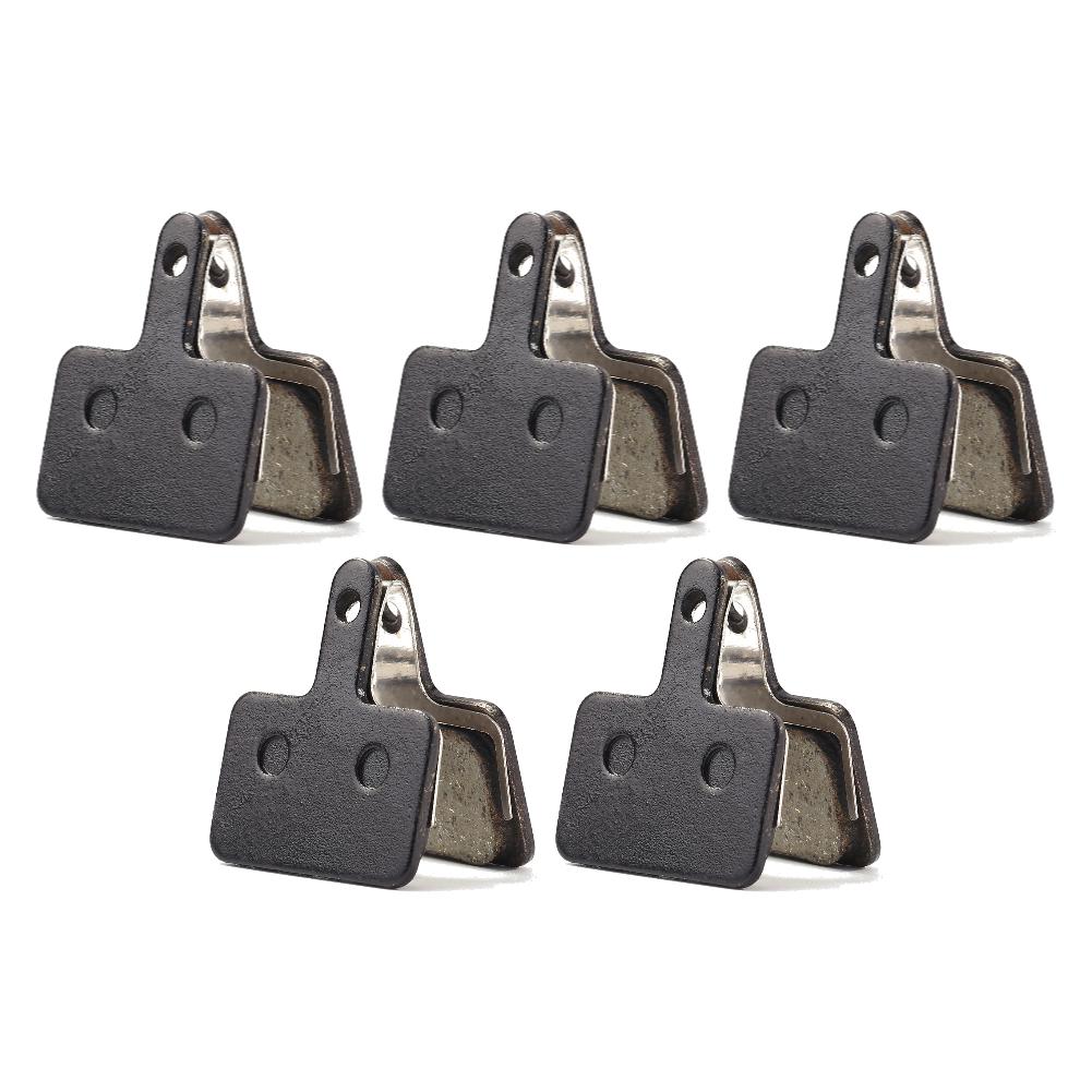 1-50 Set MTB Mountain Bike Metal Disc Brake Pads for SHIMANO M375 M445 M446 Bicycle Parts Cycling Organic Resin Disc Brake Pads