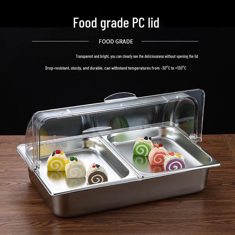 Stainless Steel Food Display and Fresh-keeping Set
