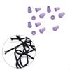 10 Pack of Bell End Stoppers with Toggle Clips for Cord Ends And DIY Projects
