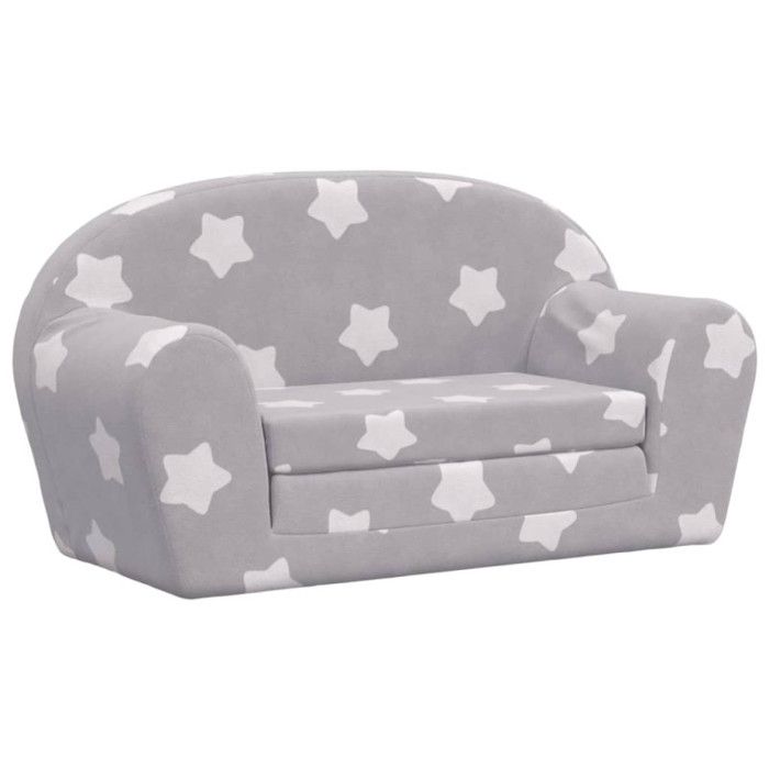 VidaXL Children's 2-Seater Sofa Bed, Mini-Sofa with Removable Cover, Toddler Sofa, Children's Bedroom Furniture, 356998