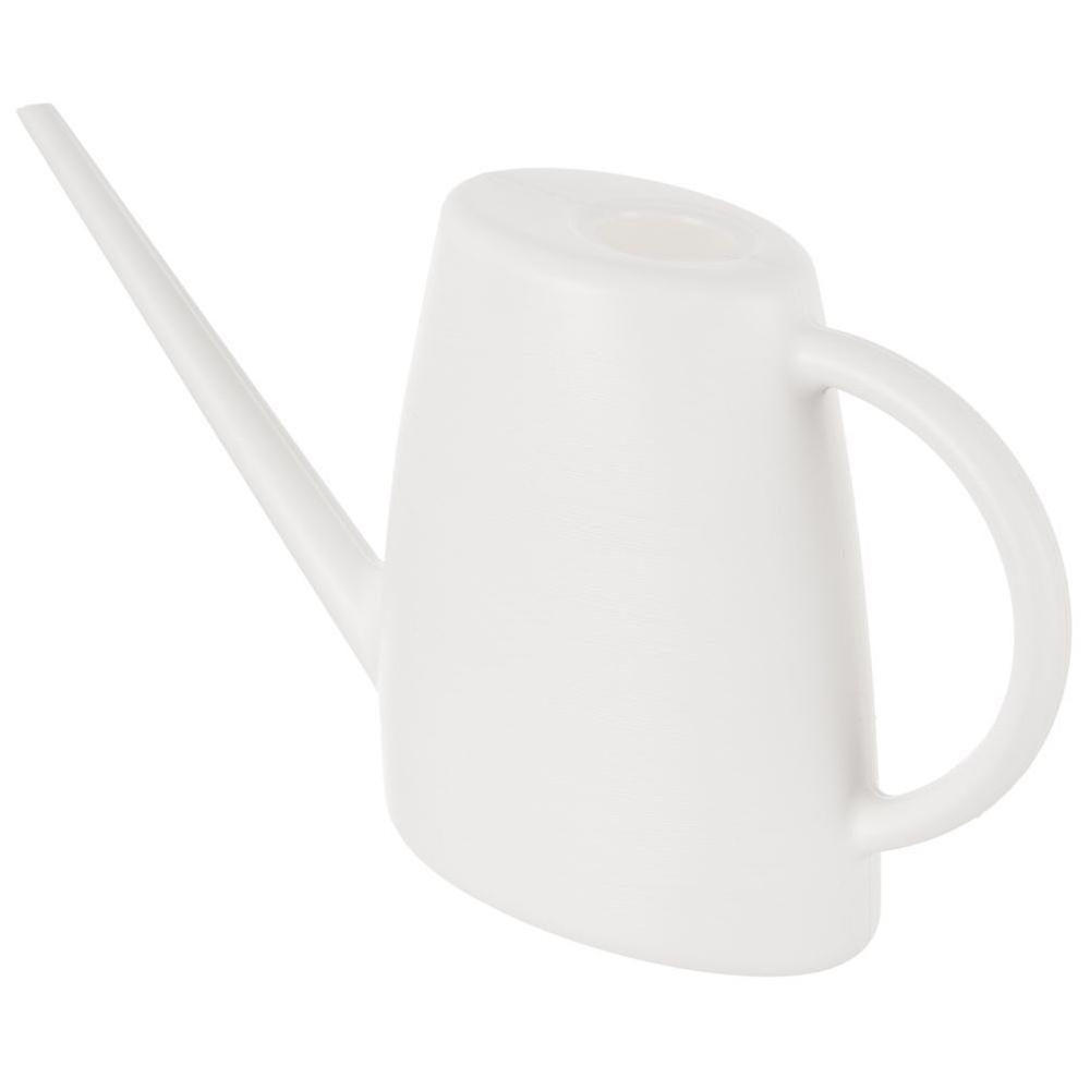 Plastic watering can, white, 1.6 l