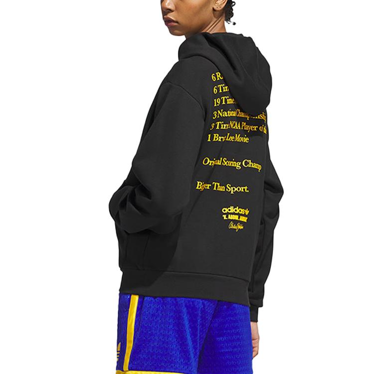 adidas Originals Sweatshirt Unisex Schwarz/Sonnenlicht Gelb JD5193