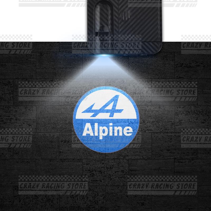 

1/2PCS For A Logo LED Courtesy Lamp Car Door Welcome Light Ghost Shadow Light For Sandero Austral Rafale Espace Megane Duster 1x