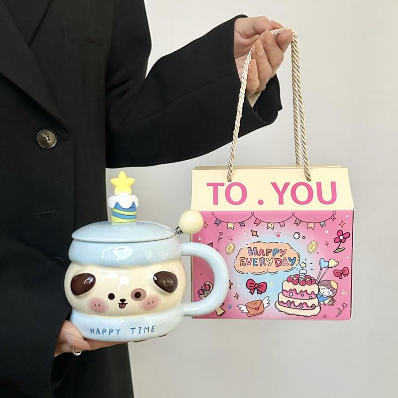 Ceramic Mug Gift Set with Coaster