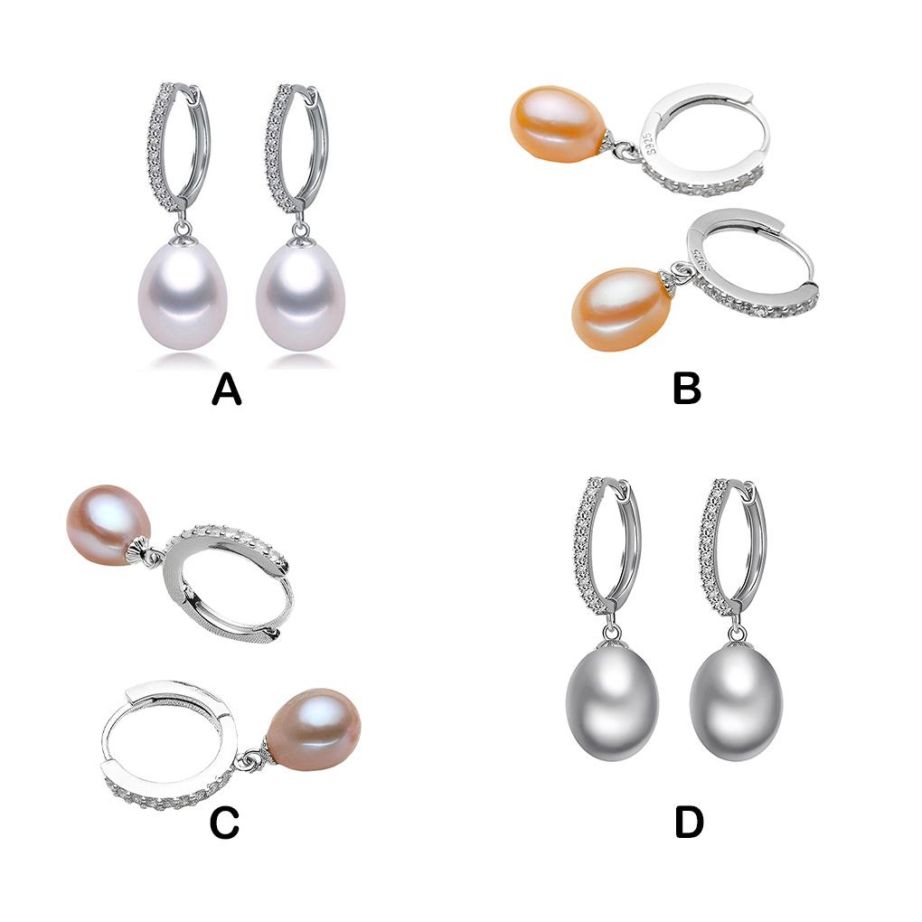 2X Pearl Earring Ear Pendent Fashion Jewelry Multicolored Fine Workmanship Rustproof Sweet Gift Women Supplies