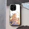Süße Cartethyia Wuthering Waves Handyhülle Für IPhone 17 Air 16 E Pro Max 15 14 13 Mini 12 Pro 11 Max Plus Schwarze Glasabdeckung