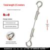 Stainless Steel Adjustable Wire Sling Hook for Art Exhibition Hanging