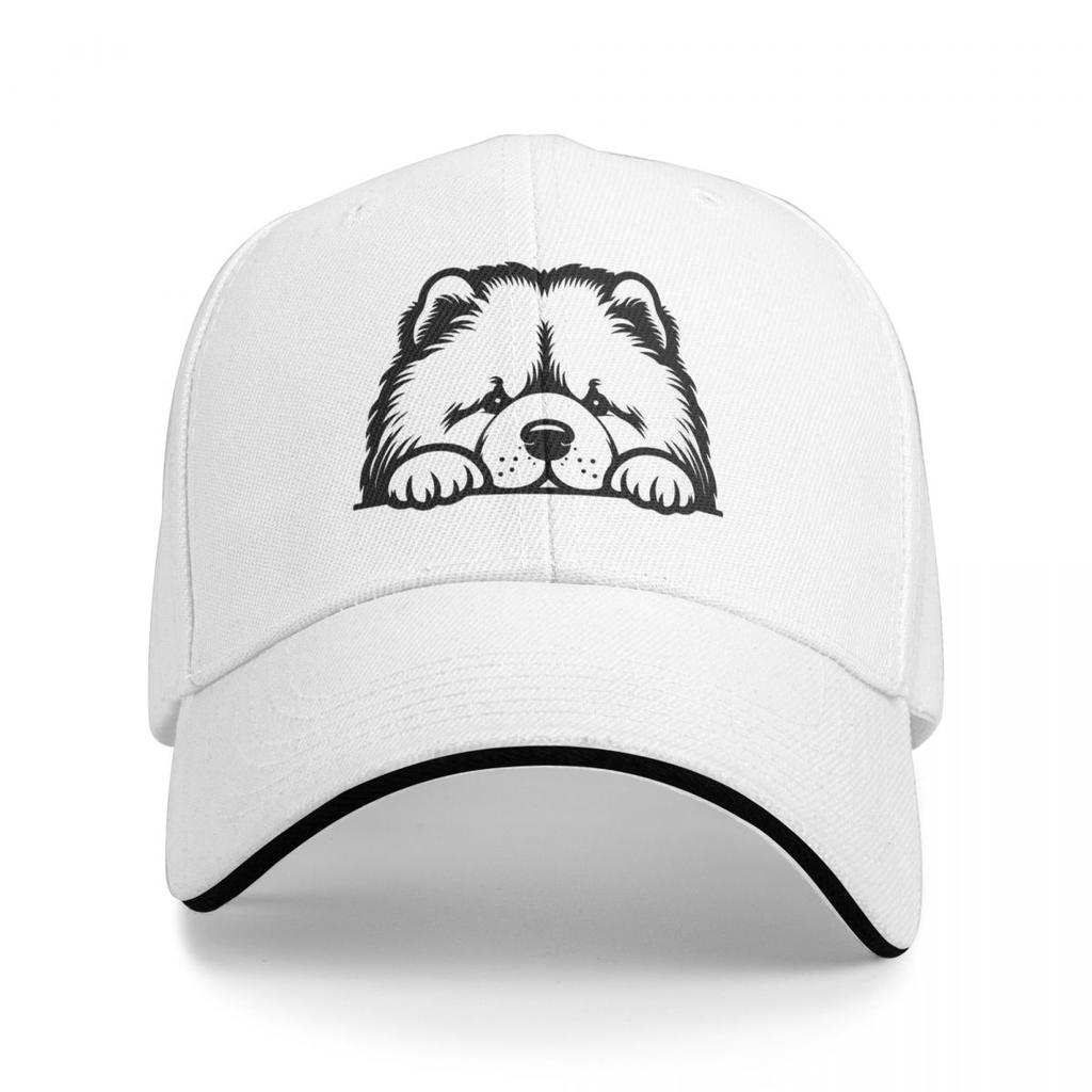 Unisex Baseball Hats Chow Chow Adorable Brown Puppy Outdoor Streetwear Summer Sports Baseball Caps Hip Hop Cap Casquette Hats
