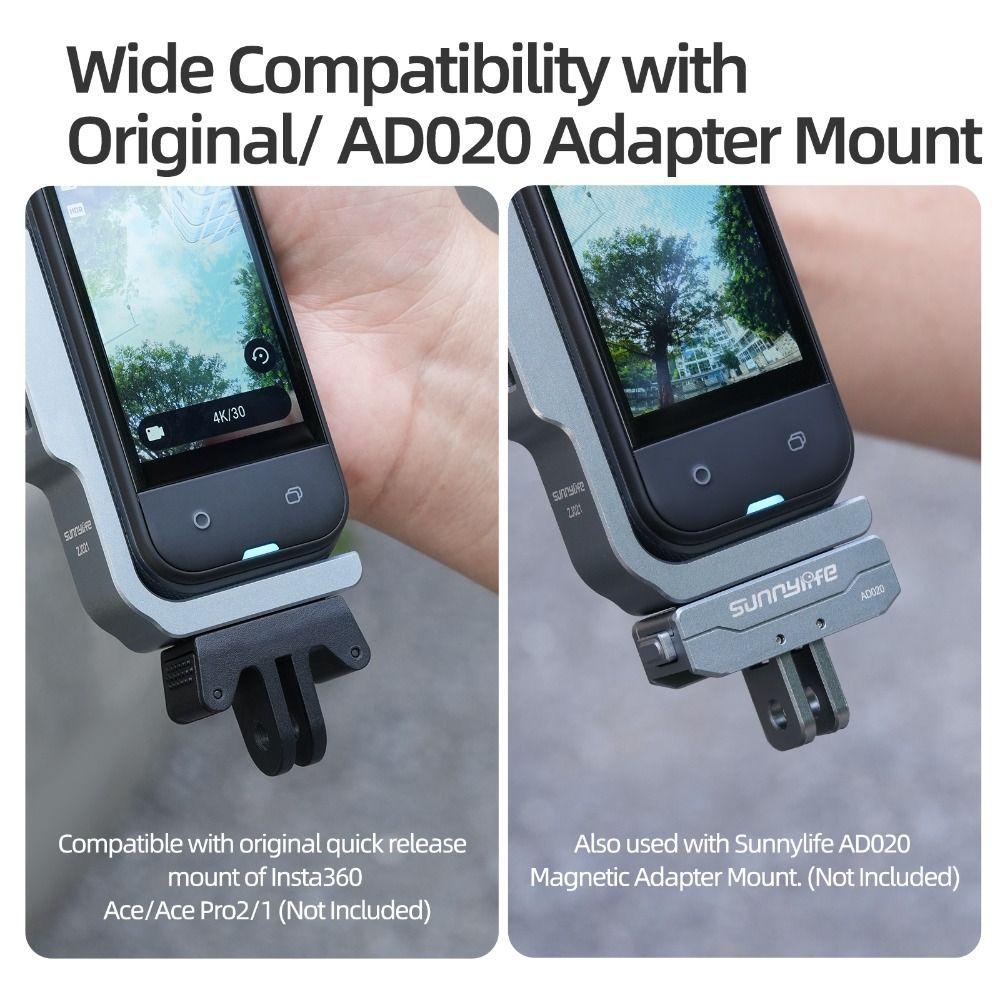 L-Shaped Extension Holder Bracket Base for Insta360 X5/X4 Action Camera Accessories