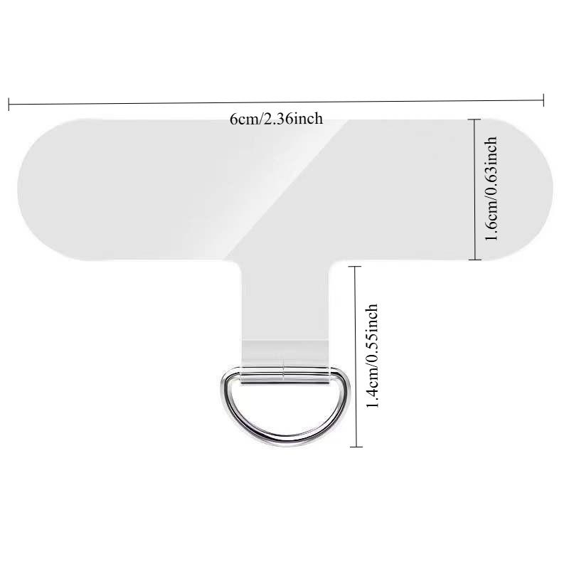 Universal Phone Tether Tab Card Holder 8Pcs, Detachable Nylon Lanyard Anti-Lost