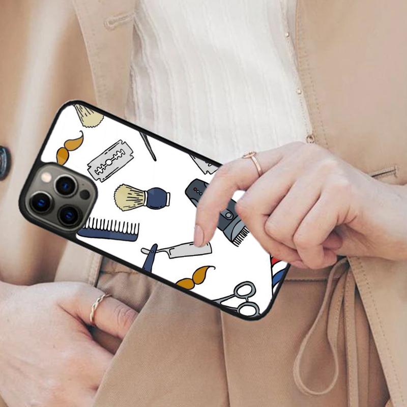 Friseursalon Haarstylist Salon Magnetische Handyhülle Für iPhone 17 Air 16 14 13 12 Pro Max 15 Plus Kabelloses Laden MagSafe Abdeckung