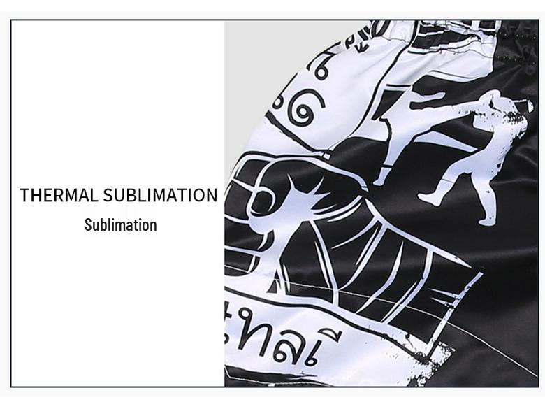 Dětská tréninková souprava Wushu & Muay Thai - Prodyšné, zářivé boxerské šortky