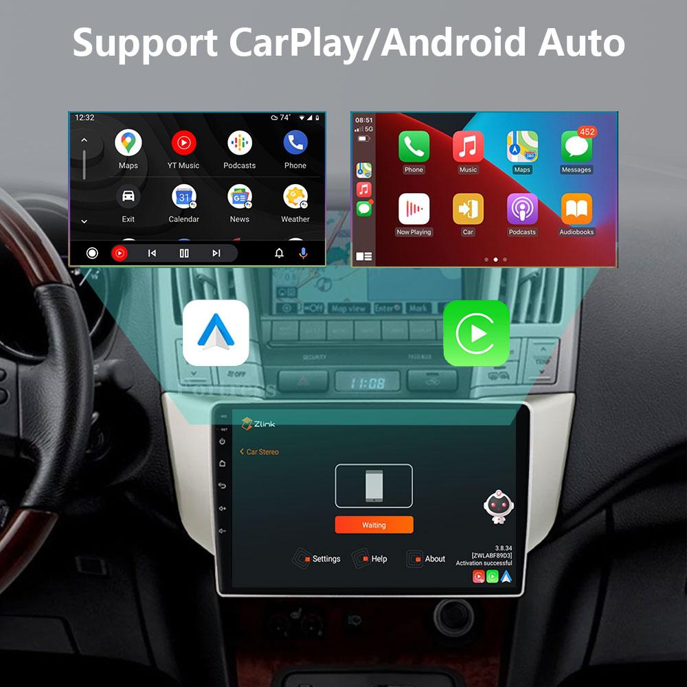 For Lexus RX300 RX330 RX350 RX400H 2003-2014 Android Car Radio Auto Stereo Multimedia Player GPS Navigation Carplay Touch Screen